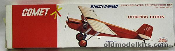 Comet Struct-O-Speed Prefabricated Curtiss Robin Flying Model, 2306 plastic model kit